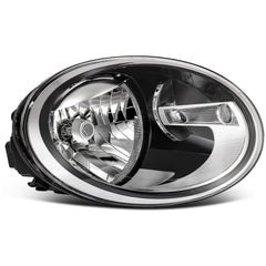 ECCPP Headlights Assembly For Volkswagen Beetle 1.8L 2.0L 2012-2019 Pair Black 6B93BC-57