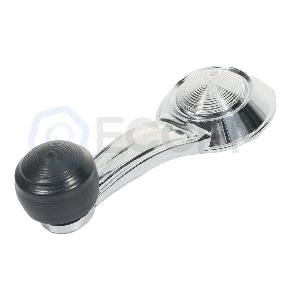 2x For 73-74 Chevrolet K30 Pickup Chrome Black LH Right Side Window Crank Handle 6B93BC-57