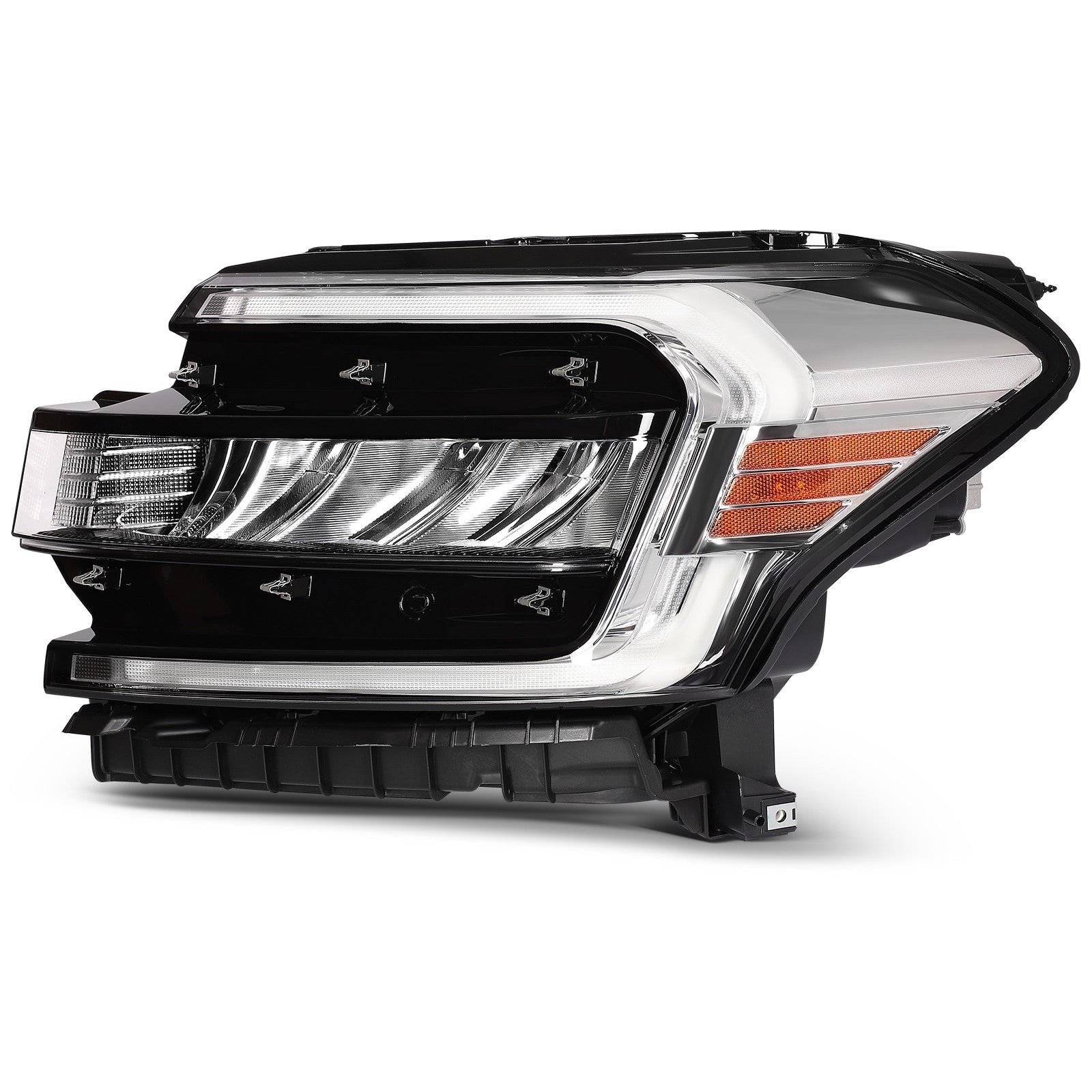 Left Side LED Chrome Headlight Assembly For Ford Expedition 3.5L 2022 2023 2024 6B93BC-57