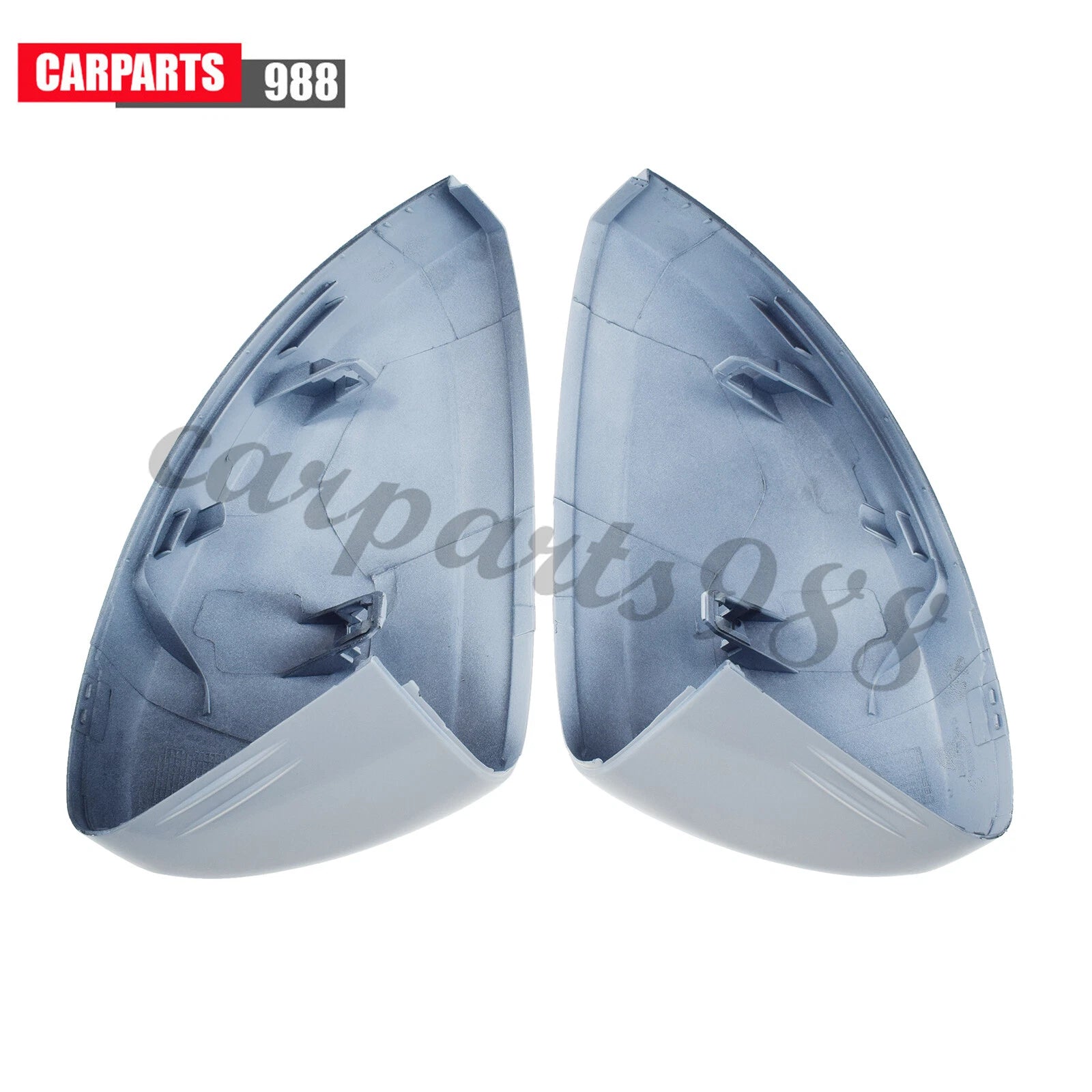 Left Right Side Rear View Mirror Cover White For VW Tiguan 2018 2019 2020-2022 6B93BC-57
