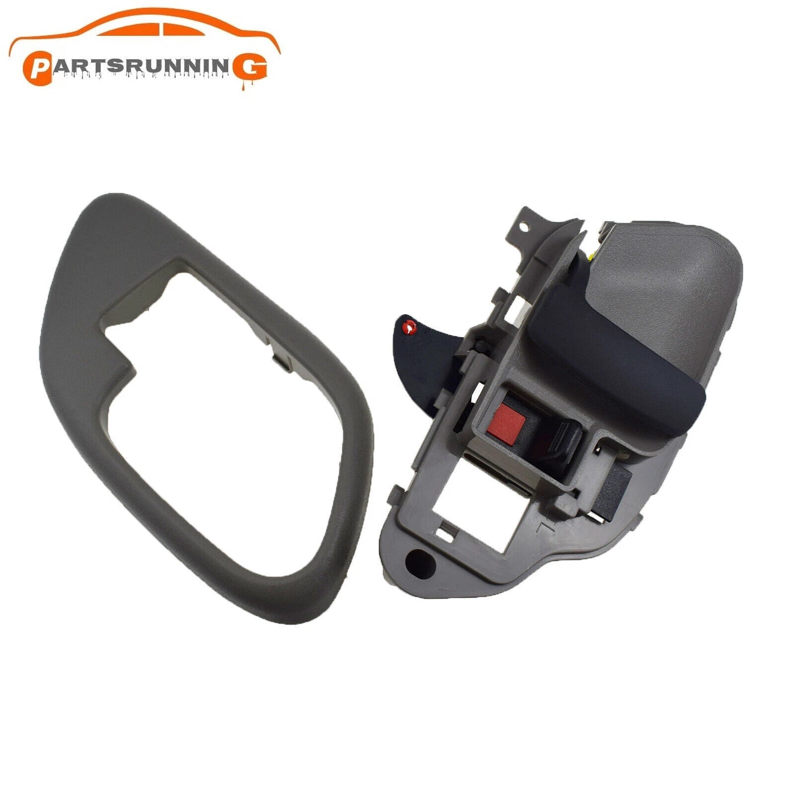 Inside Door Handle W/ Bezel Left Gray 15708079 For 1995-99 Chevrolet C1500 K1500 6B93BC-57