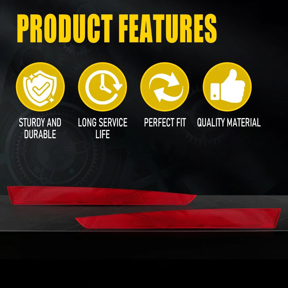 2pcs Bumper Rear Lamp Reflector Light For 2012-17 BMW F30 M F31 Sport 330i 335i 6B93BC-57