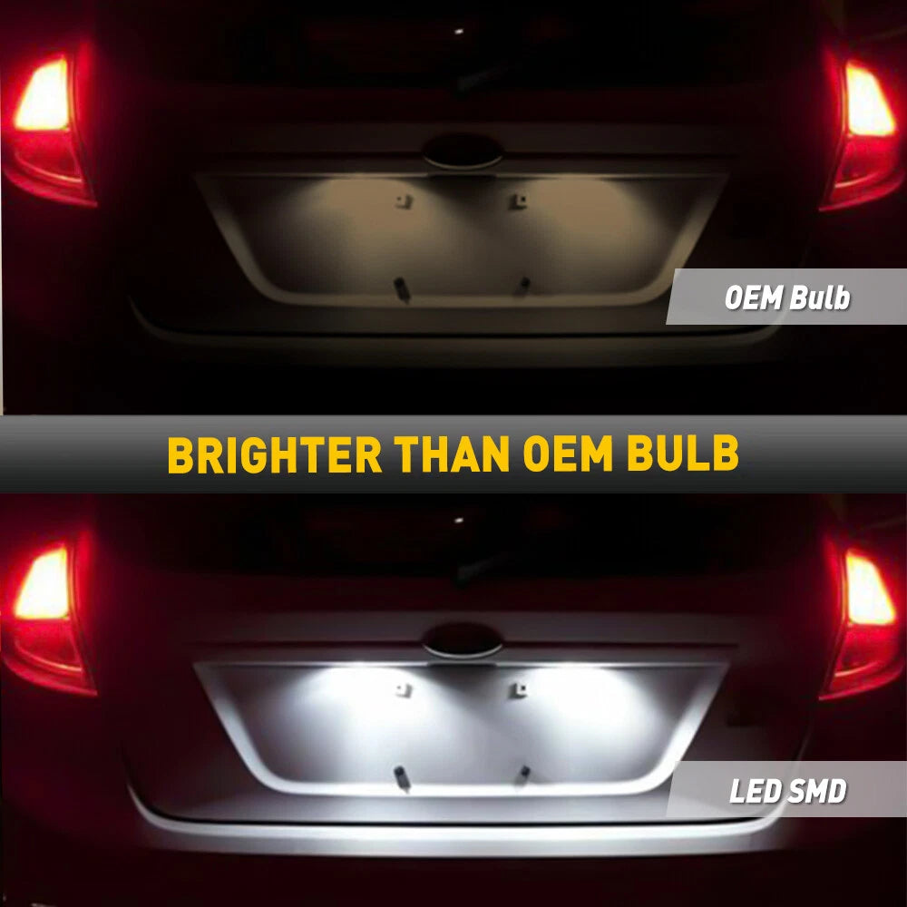 For Ford Explorer Fusion Fiesta Escape [SUPER BRIGHT] LED License Plate Lights A 6B93BC-57