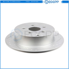 Fits Toyota Scion Tc Pontiac Vibe Front+Rear Drilled & Slotted Brake Rotors 6B93BC-57