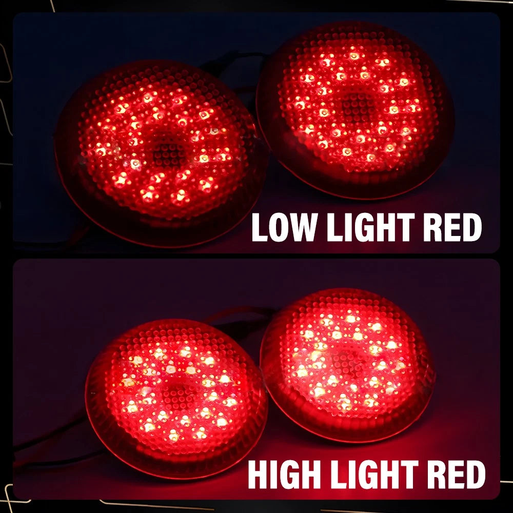 Red Rear Bumper Reflector LED Brake Tail Light For Scion iQ 2008-15/xB 2011-15 A 6B93BC-57
