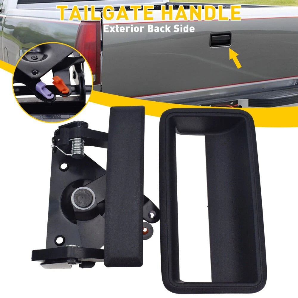 Tailgate Handle & Bezel For Chevy Silverado C/K C1500 C2500 C3500 1988-1998 EOA 6B93BC-57