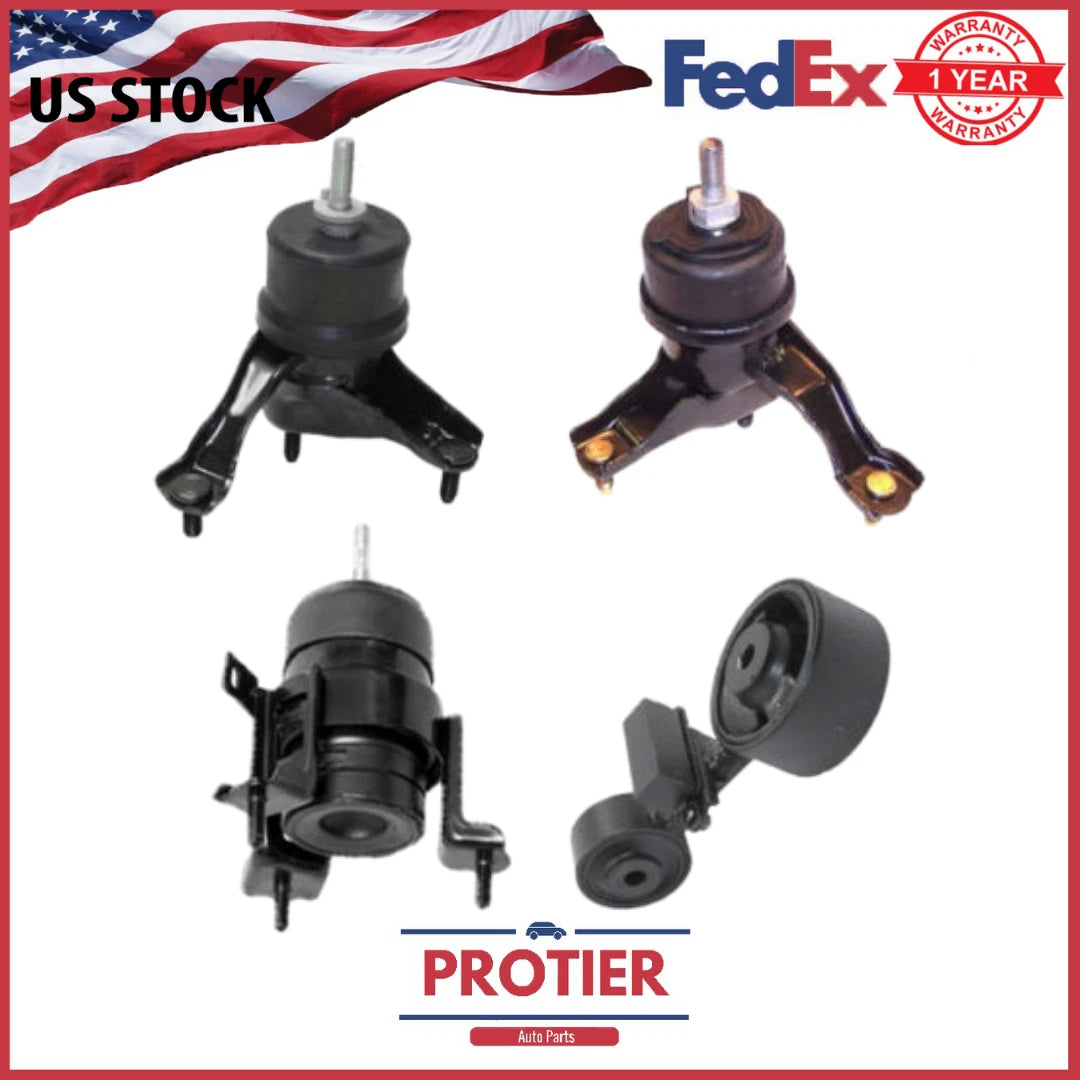 Engine Motor & Trans Mount 4PCS Set Fit 07-09 Toyota Camry 2.4L for Auto Trans 6B93BC-57