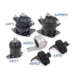 Engine Mount Set compatible with Acura 2007-2008 TL V6 3.2L 3.5L 6B93BC-57