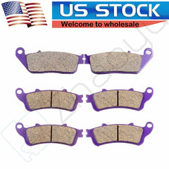3 Pairs Brake Pads For 2008-2009 Victory Street Vision Tour Vision Carbon Fiber 6B93BC-57