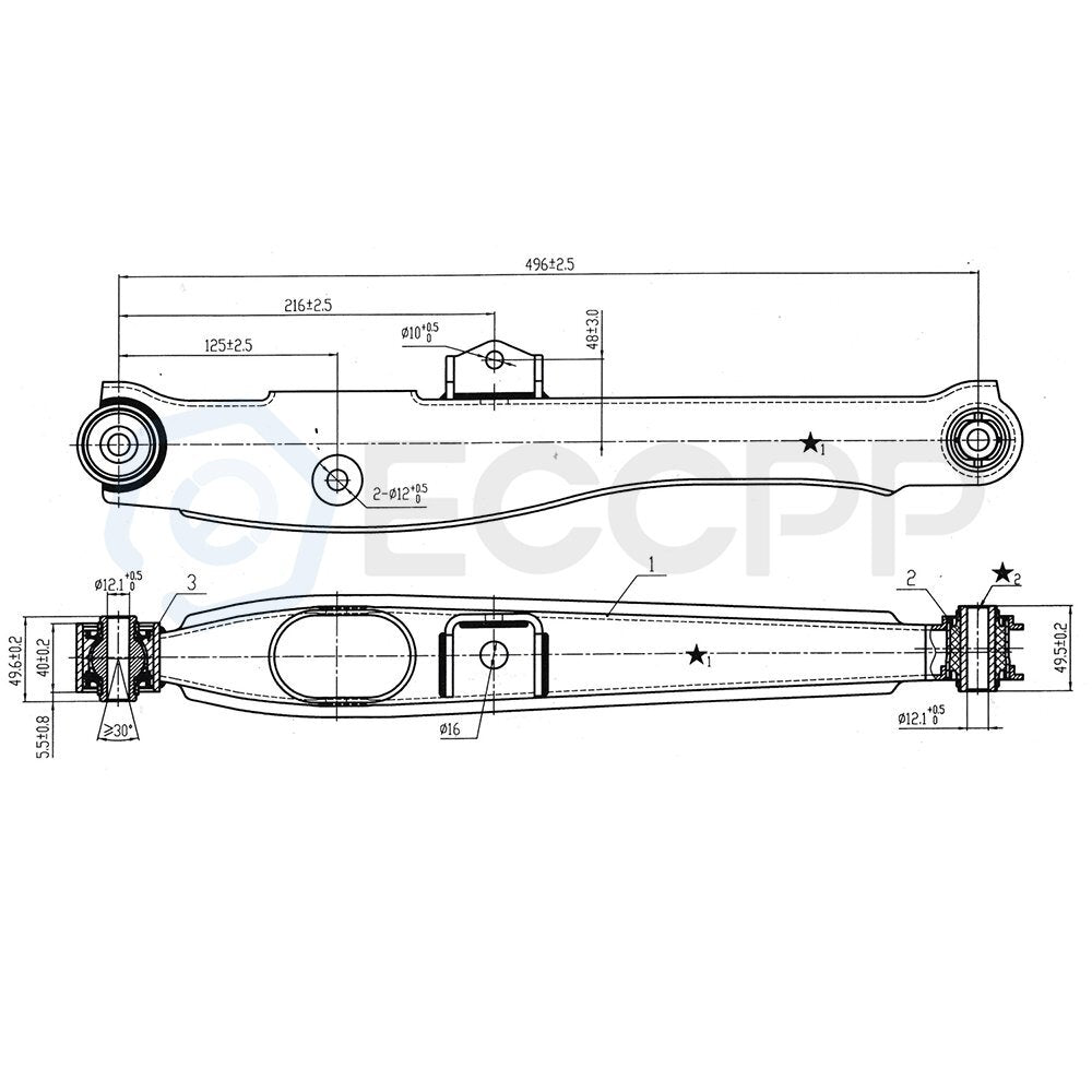 4pcs Rear Lower Control Arm Sway Bar Link For 2007 2008 2009 Jeep Patriot MK FWD KOEEP