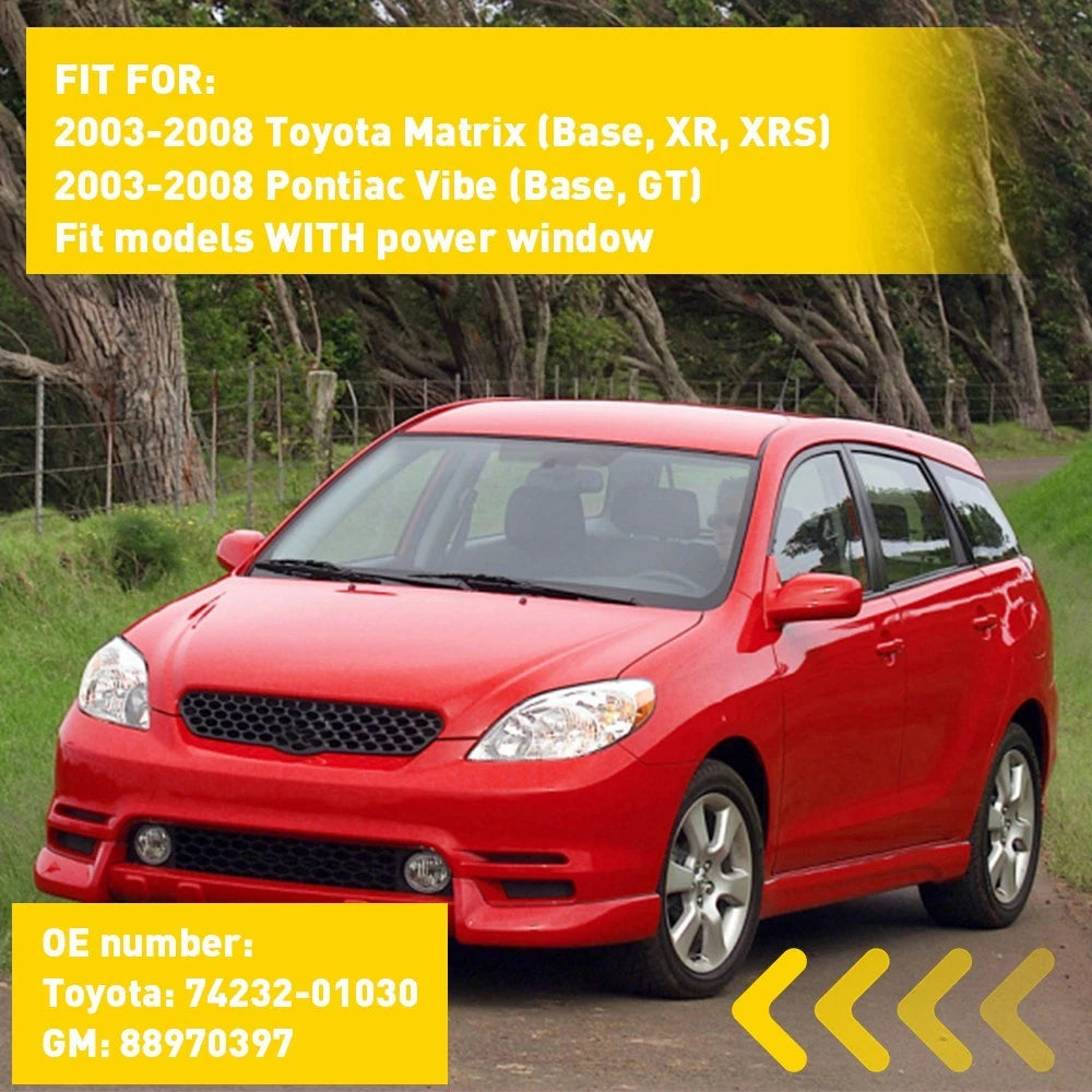 Driver Side Window Switch Trim Bezel Plate For Toyota Corolla Matrix 03-2008 EOA 6B93BC-57