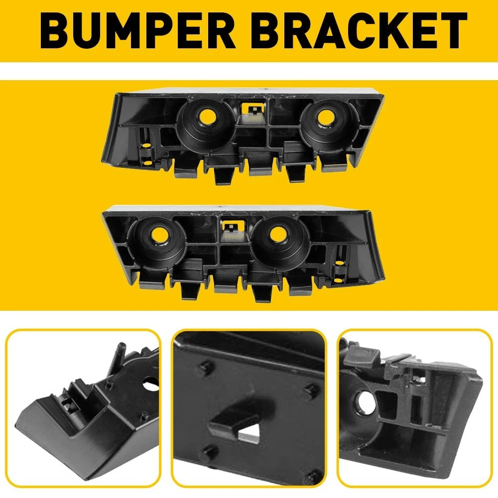 Bumper Bracket Set For 2015-2017 Ford Mustang Support Side Front Steel 2Pc EOA 6B93BC-57