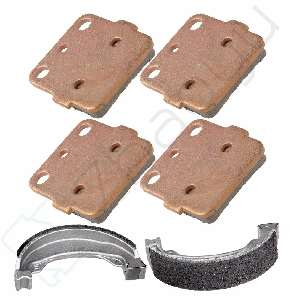 Brake Pads and Brake Shoes Front + Rear For 2001-08 Honda TRX250EX 2x4 Sintered 6B93BC-57