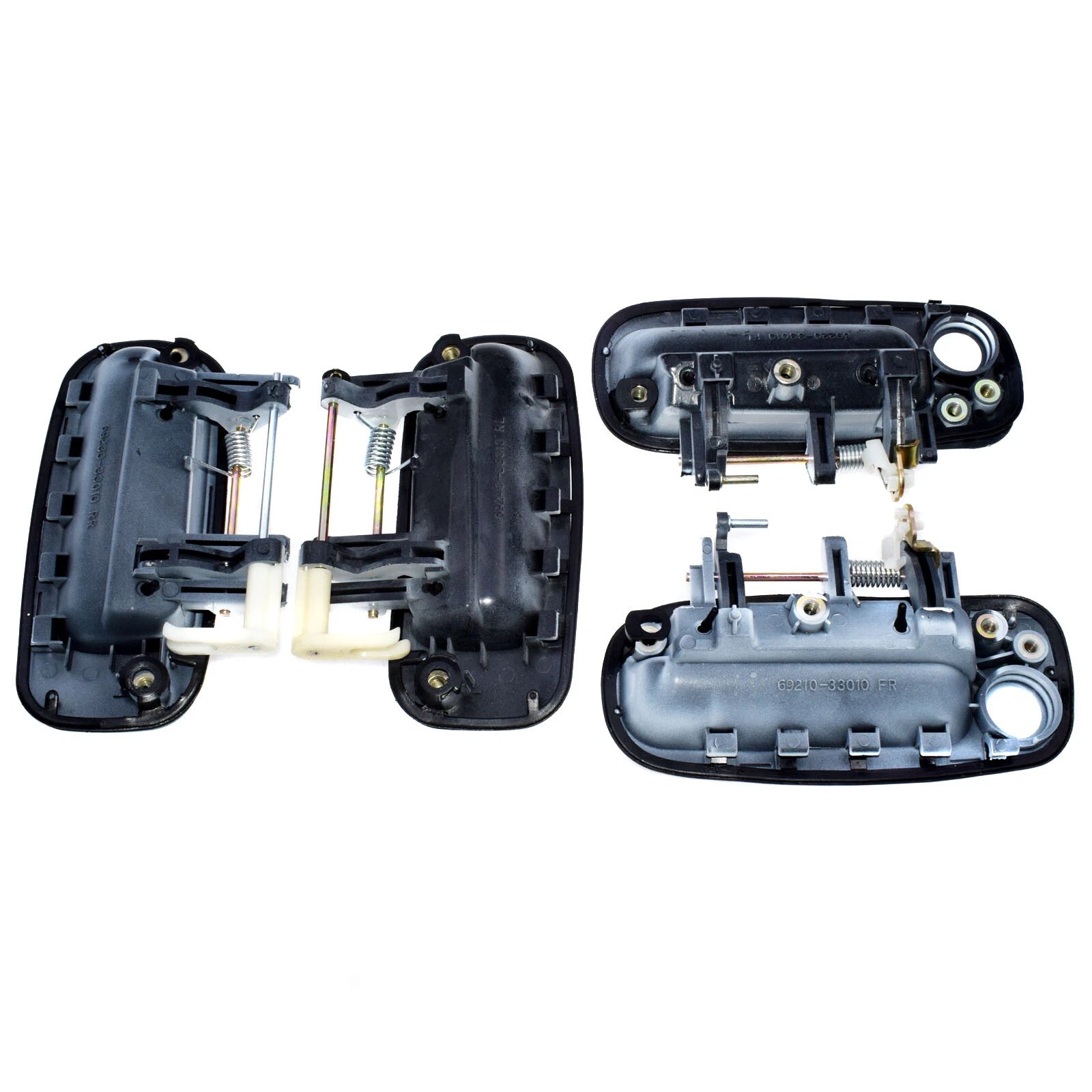 White Outside Door Handle Front / Rear Left / Right For Toyota Camry 1992-1996 6B93BC-57