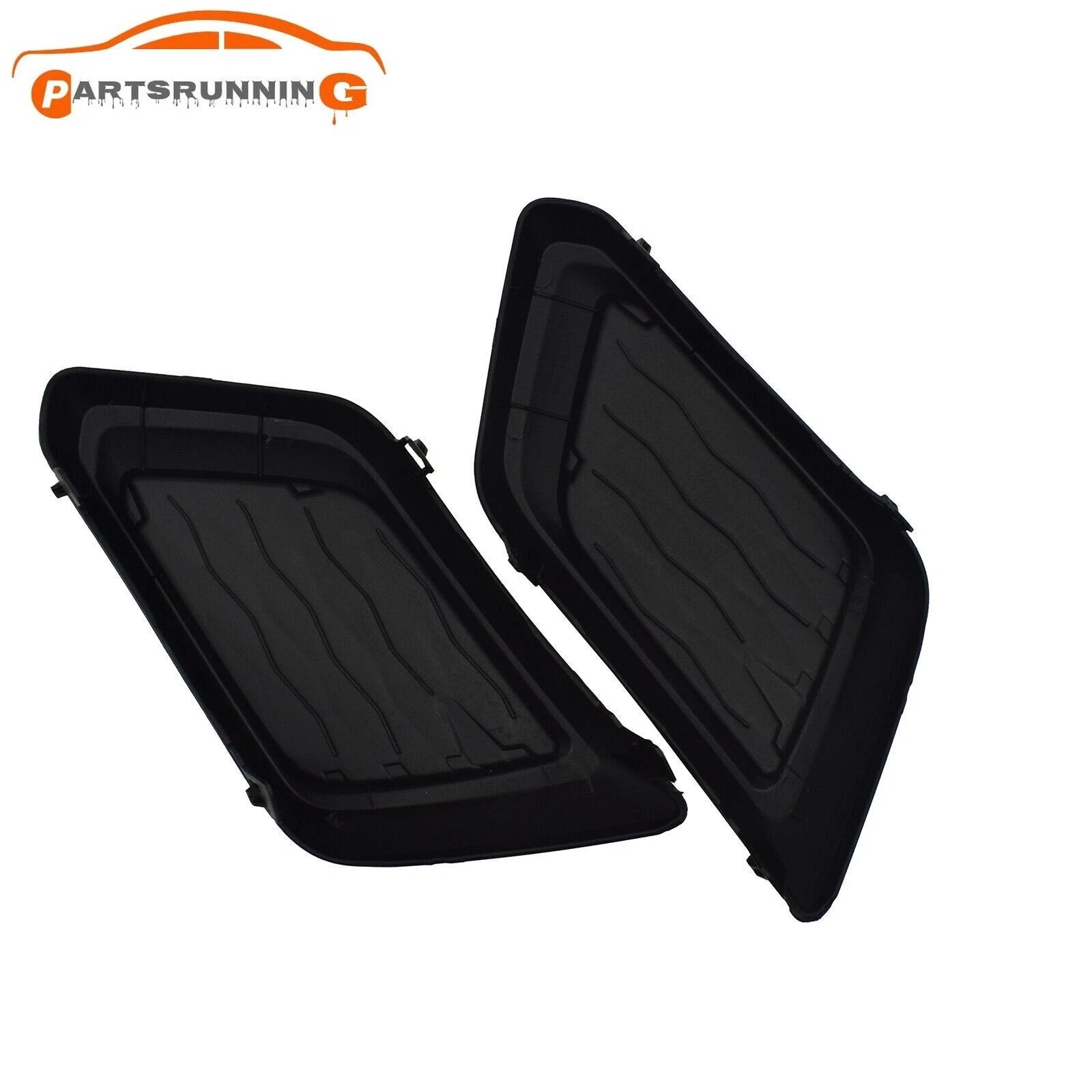 For Nissan Rogue 2014-2016 Front Bumper Insert Grille Fog Light Cover Bezel Set 6B93BC-57