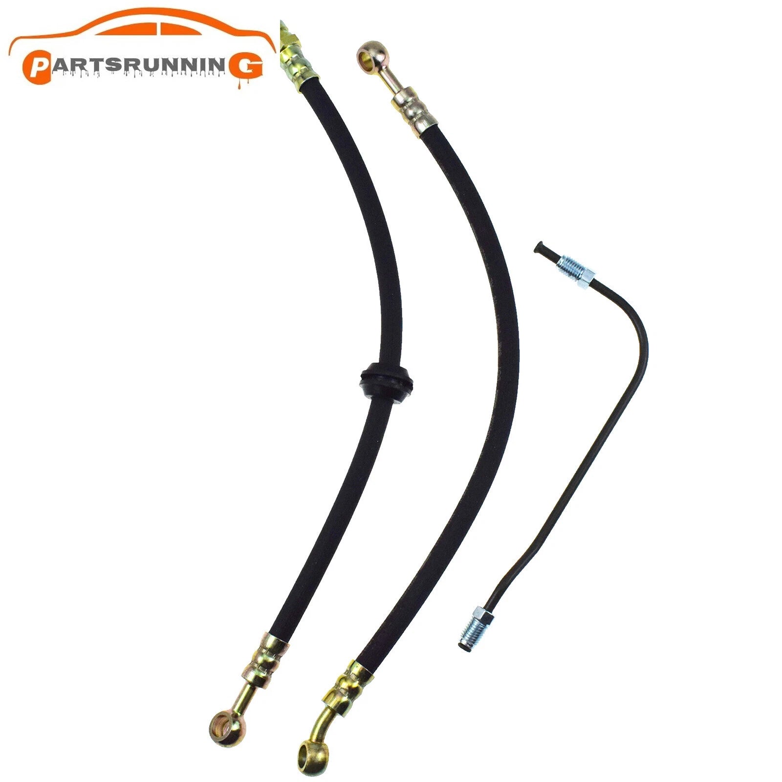 Upper Lower Brake Hose Kit W/ Pipe For Honda CB350/360/400F/450K/500/550/750 6B93BC-57