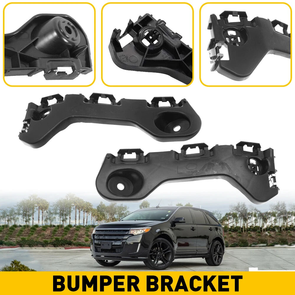 1 Pair For 2011 2012 2013 2014 Ford Edge Bumper Bracket Front Beam Mount Support 6B93BC-57
