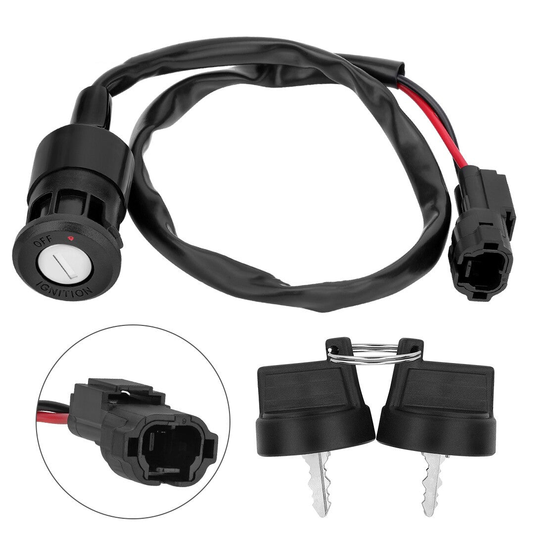 Ignition Switch with 2 Keys For Honda ATV TRX90X 2009-2023  TRX90EX 2007-2008