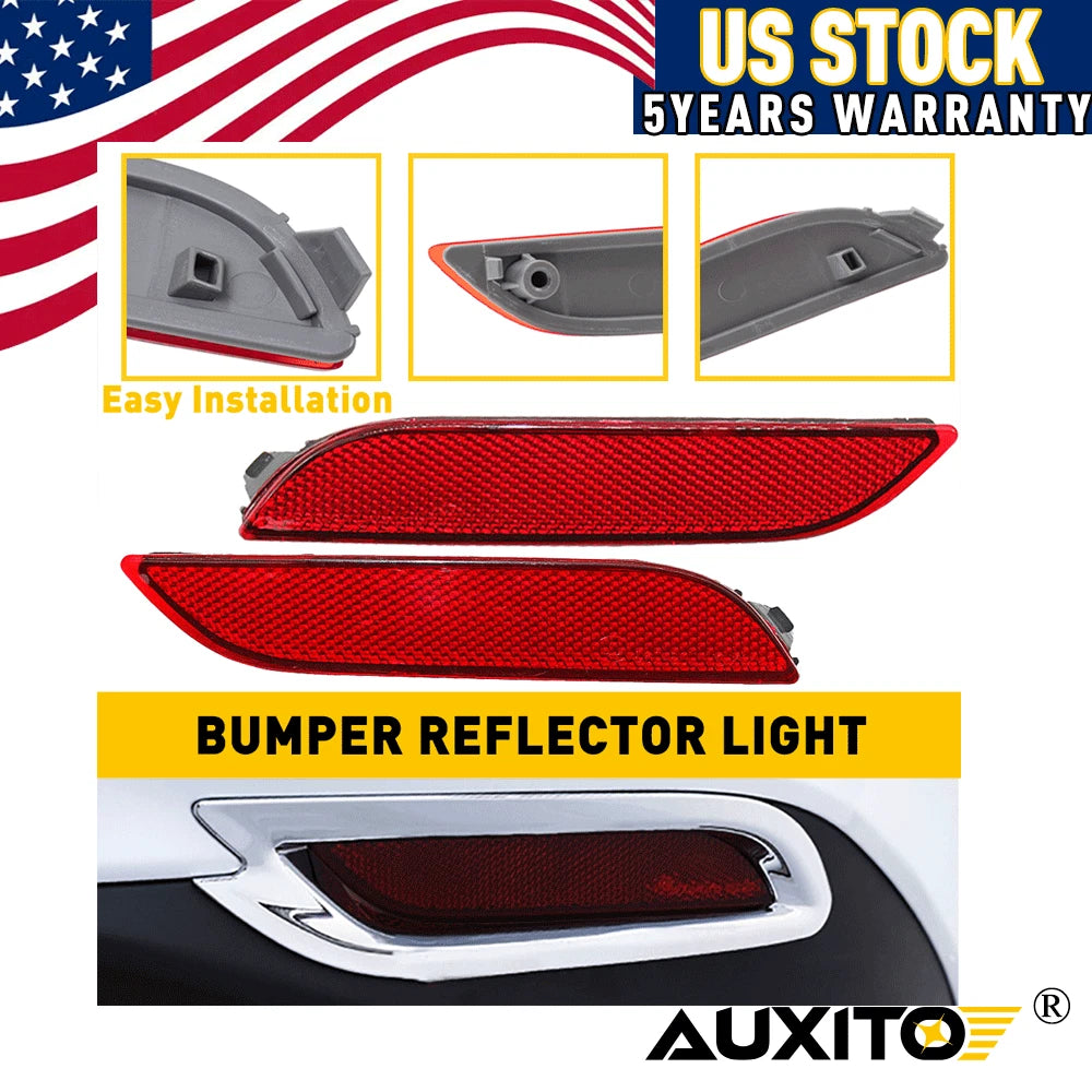 Bumper Reflector For 2018 Toyota Camry Rear Driver and Passenger Side 6B93BC-57