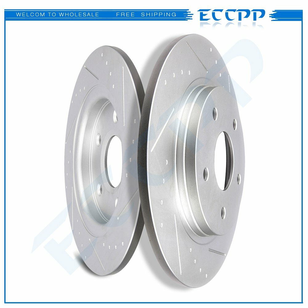 Slot Rear Brake Rotors For 2008-2016 Dodge Grand Caravan 2009-2012 Vw Routan 6B93BC-57