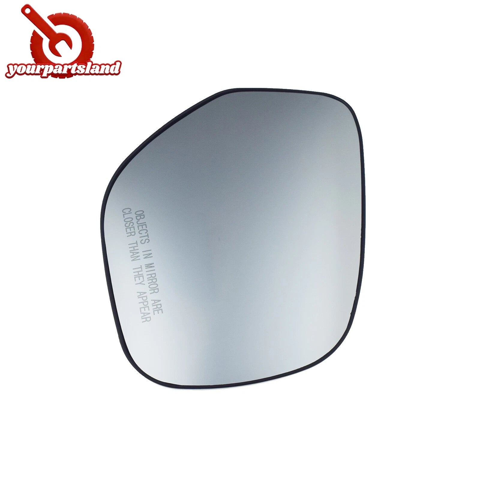 Heated Mirror Glass w/ Backing Plate for Mitsubishi Outlander 10-13 Passenger RH 6B93BC-57