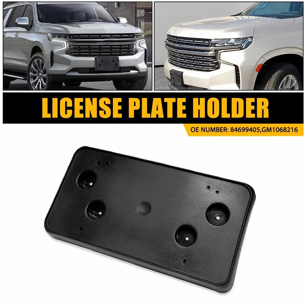 For 2021-2023 Chevrolet Suburban Tahoe Front License Plate Tag Bracket Holder EA 6B93BC-57