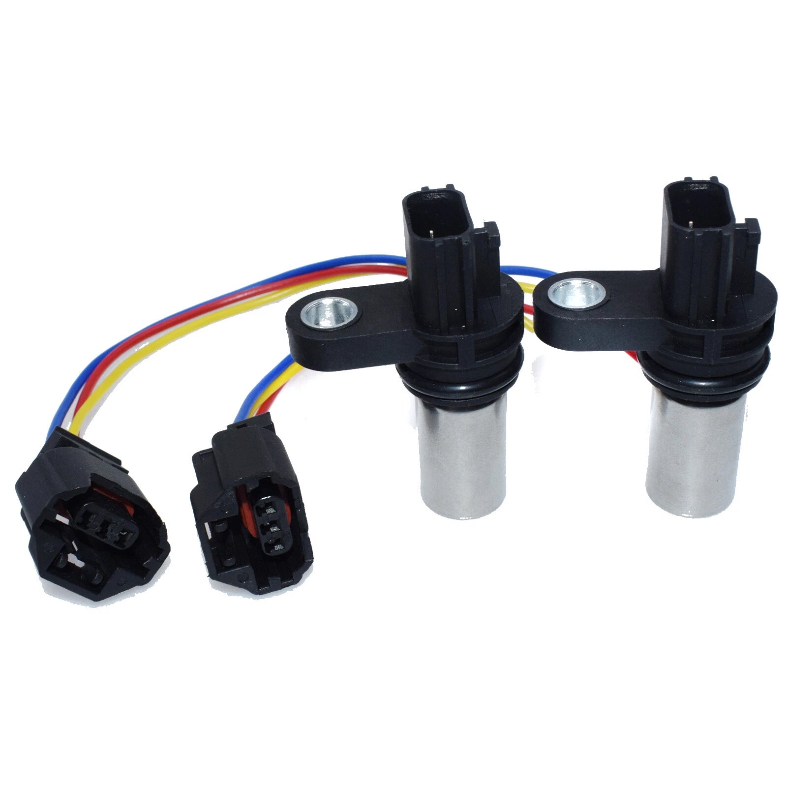 Crankshaft & Camshaft Position Sensor w/ Connectors For Nissan 2.5L 23731-6N21A 6B93BC-57