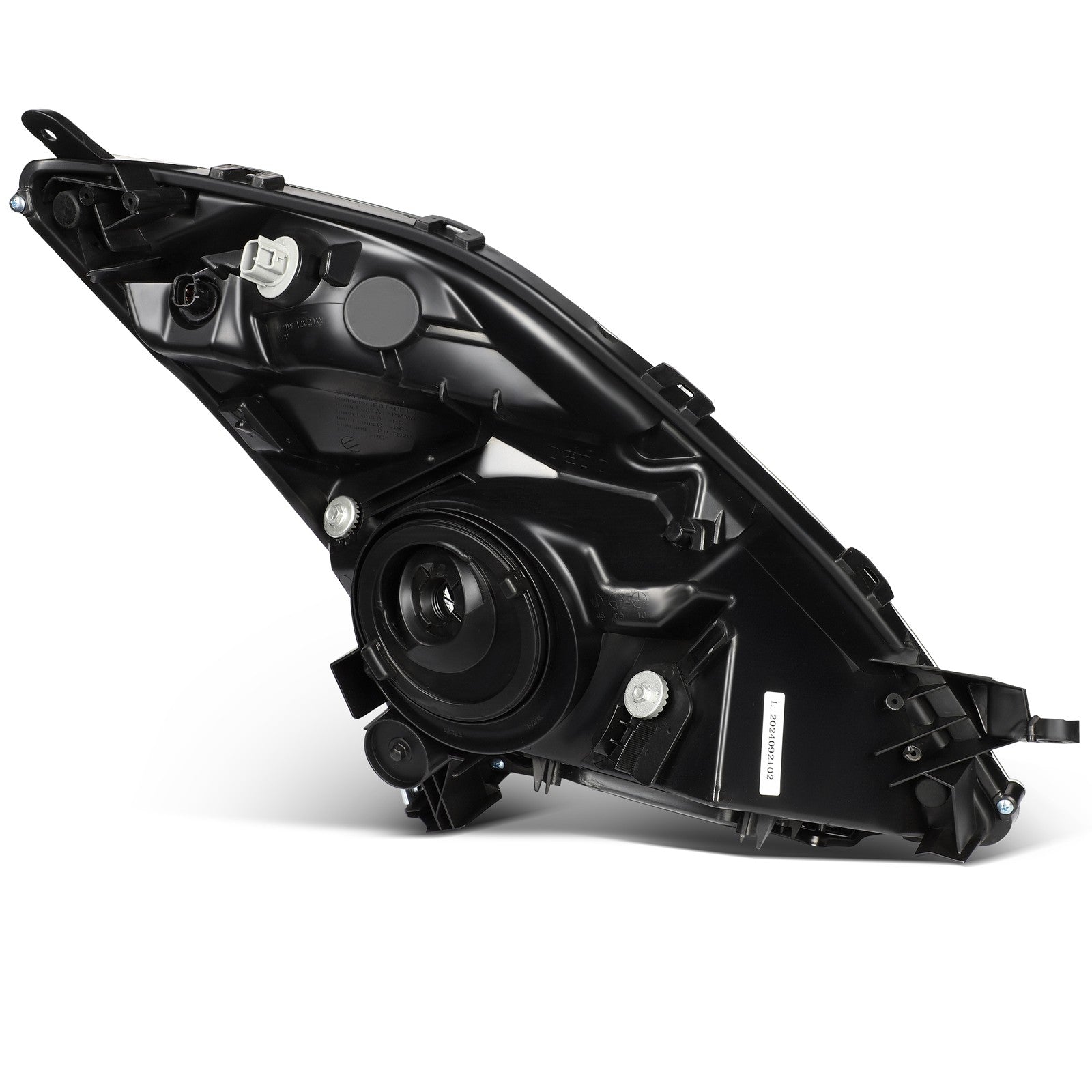 Pair Headlights Assembly For Toyota Prius 2006-2009 1.5L Black Housing R+L 6B93BC-57