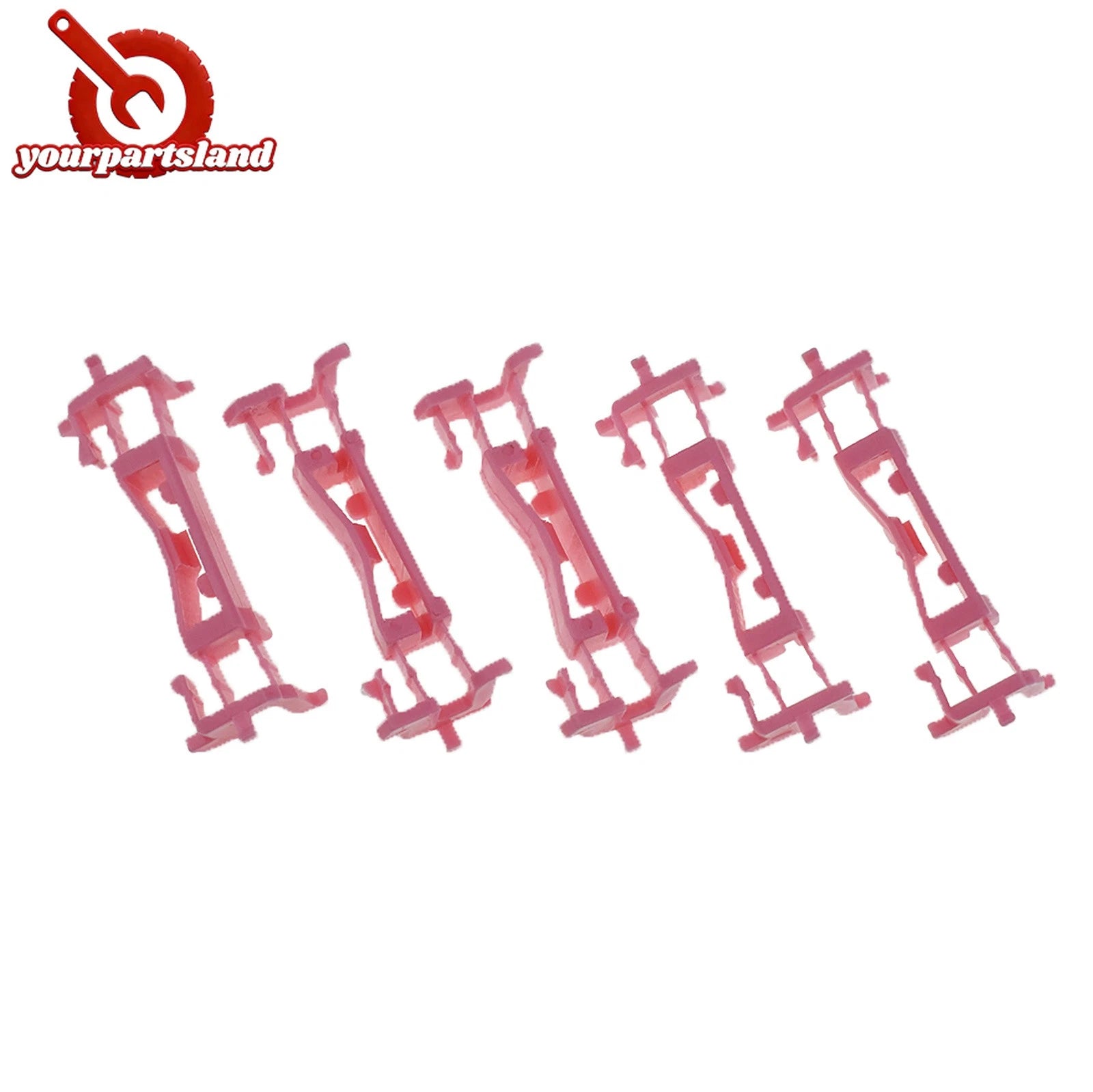 5PCS Roof Molding Clips Pink 7403A143 For Mitsubishi Lancer 2.0L 2.4L 2008-2017 6B93BC-57