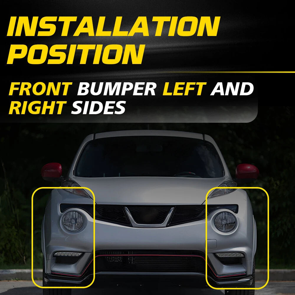 Front Driver & Passenger Side Bumper Fender Bracket For 2011-2014 Nissan Juke EA 6B93BC-57