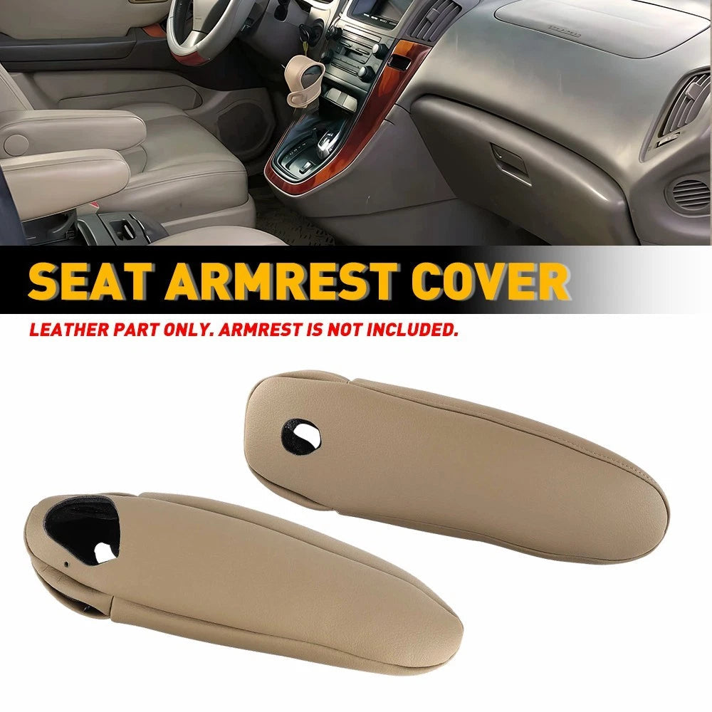 For 2003-2009 Lexus RX 300 330 350 2X Left+Right Seat Armrest Holster Dark Beige 6B93BC-57
