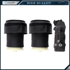 3Pcs Rear Air Suspension Spring Air Compressor Bag Kit For BMW X5 E70 X6 E71 E72 KOEEP
