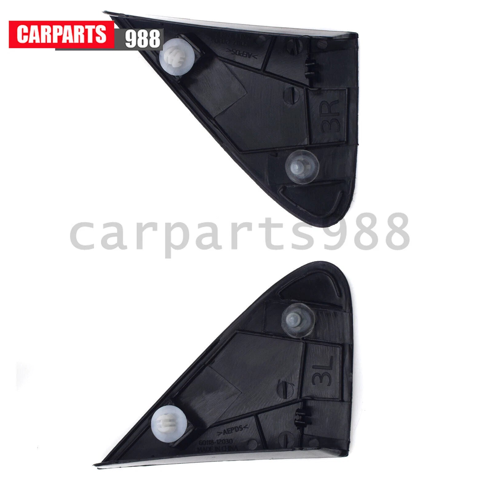 Left Right Side View Mirror Corner Cover For Toyota Corolla 2008-13 60117-12010 6B93BC-57