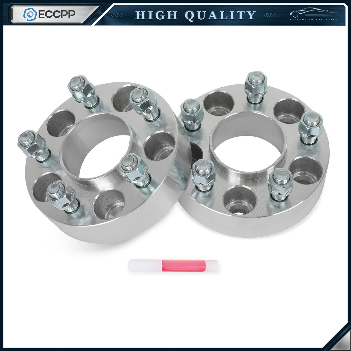 2 Pcs 1.5" 5x115 Hub Centric Wheel Spacers 14x1.5 For Dodge Challenger Charger 6B93BC-57
