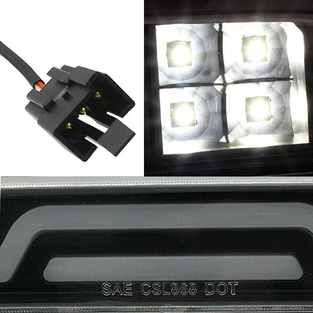 For 1993-2011 Ford Ranger Black/Smoked LED 3rd Tail Brake Light Third Stop Lamp 6B93BC-57