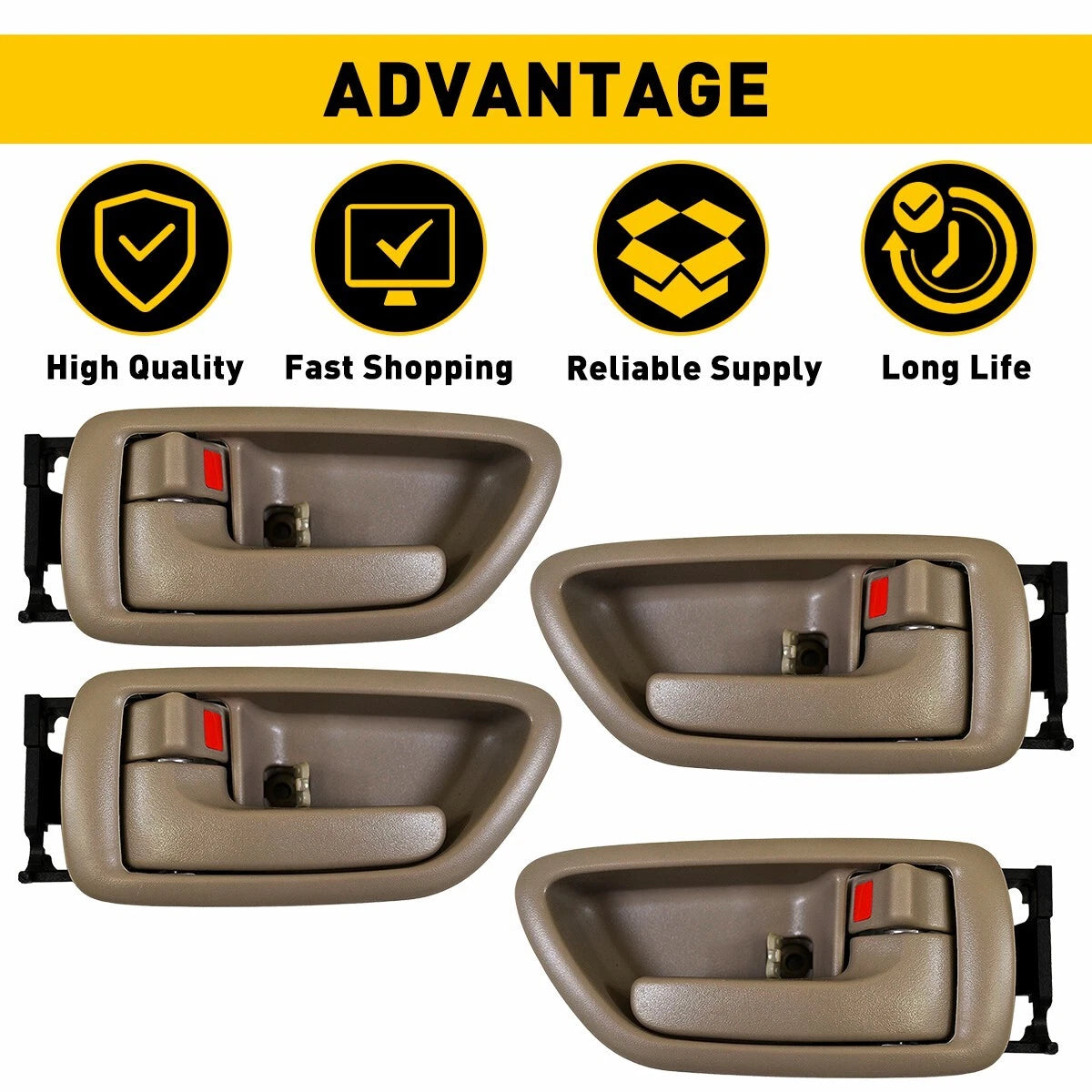 Inside Interior Door Handle Front / Rear for Toyota Sequoia 01-07 Tundra 04-06 A 6B93BC-57