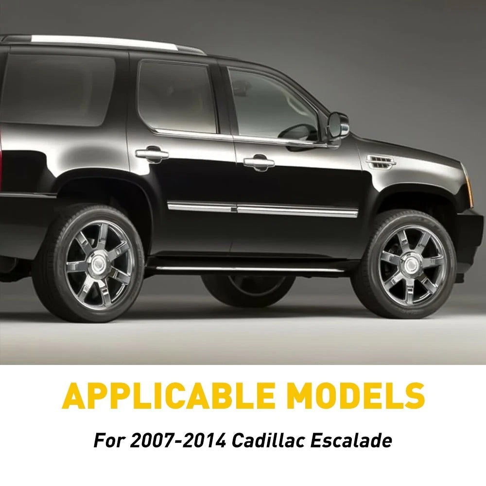 Glossy Black Pillar Post for Cadillac Escalade 07-14 Set Door Trim Cover Kit EOA 6B93BC-57
