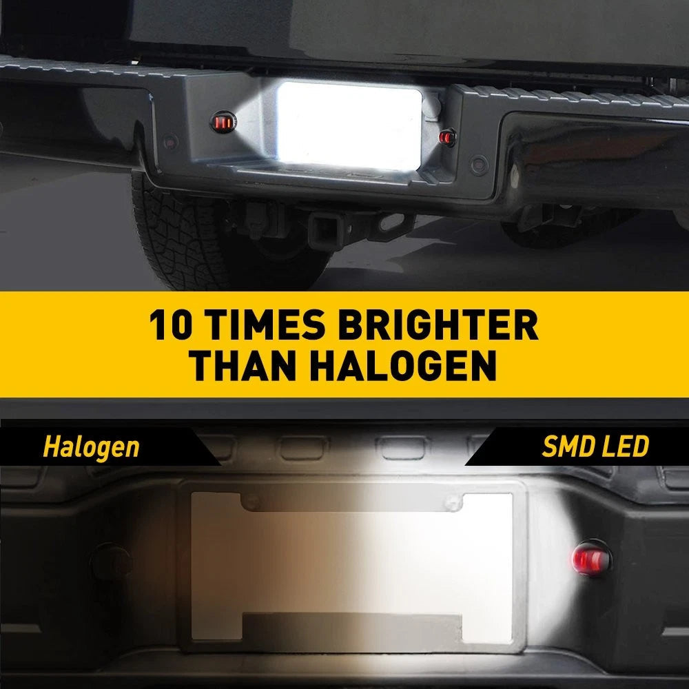 2PCS LED License Plate Light Replacement 6000K for Ford F-150 F-250 F-350 Ranger 6B93BC-57