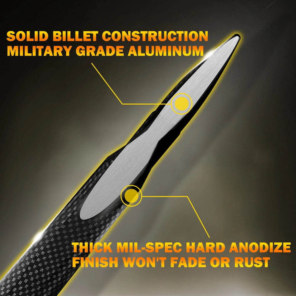 Carbon Fiber Bullet Antenna 50 Cal For Chevy Silverado 1500/2500/3500/GMC Sierra 6B93BC-57