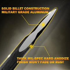 Carbon Fiber Bullet Antenna 50 Cal For Chevy Silverado 1500/2500/3500/GMC Sierra 6B93BC-57