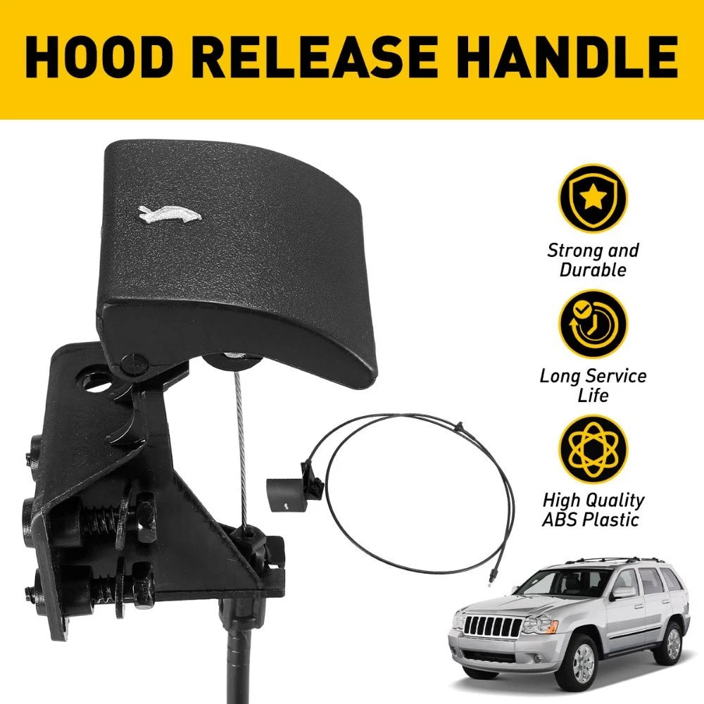 Hood Latch Release Cable for Handle 05-10 Jeep Grand Cherokee 06-10 Commander EA 6B93BC-57
