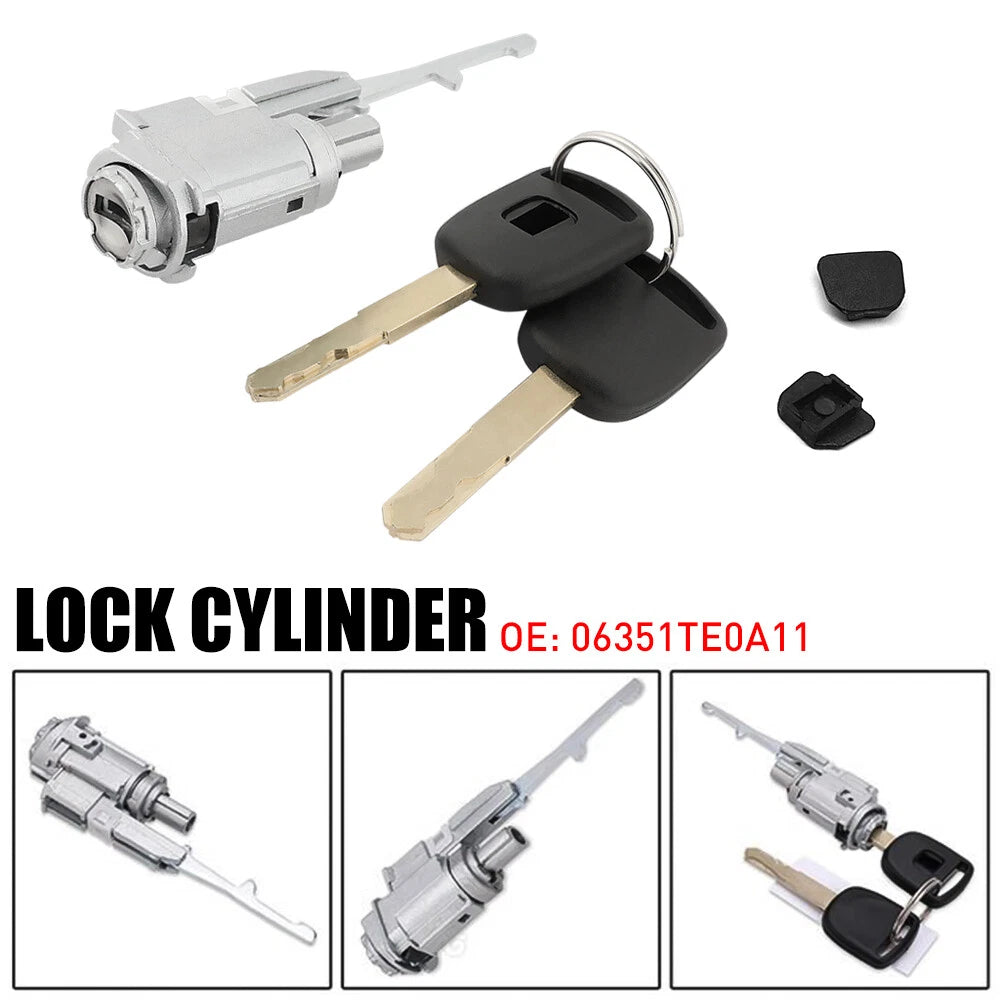 Set of 2 Door Lock Cylinders Civic For Honda Acura Integra Prelude CRX Pair 6B93BC-57