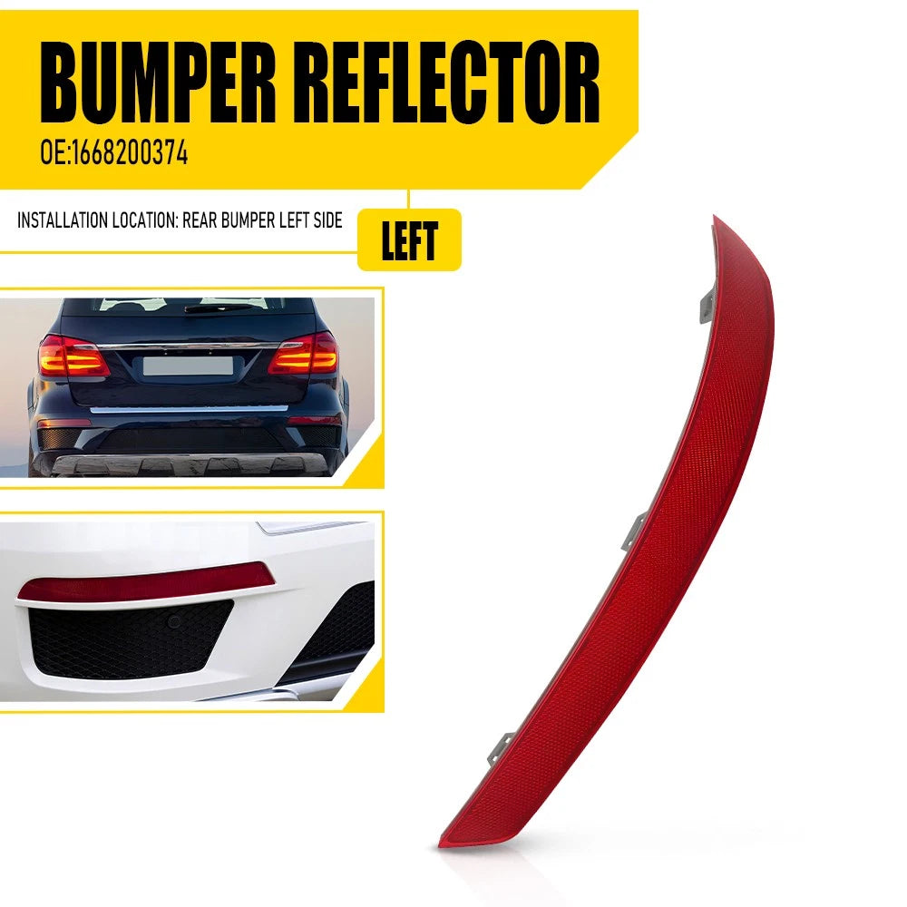 Rear Bumper Left For Reflector Mercedes Benz GL CLASS GL350 GL450 GL550 US 6B93BC-57