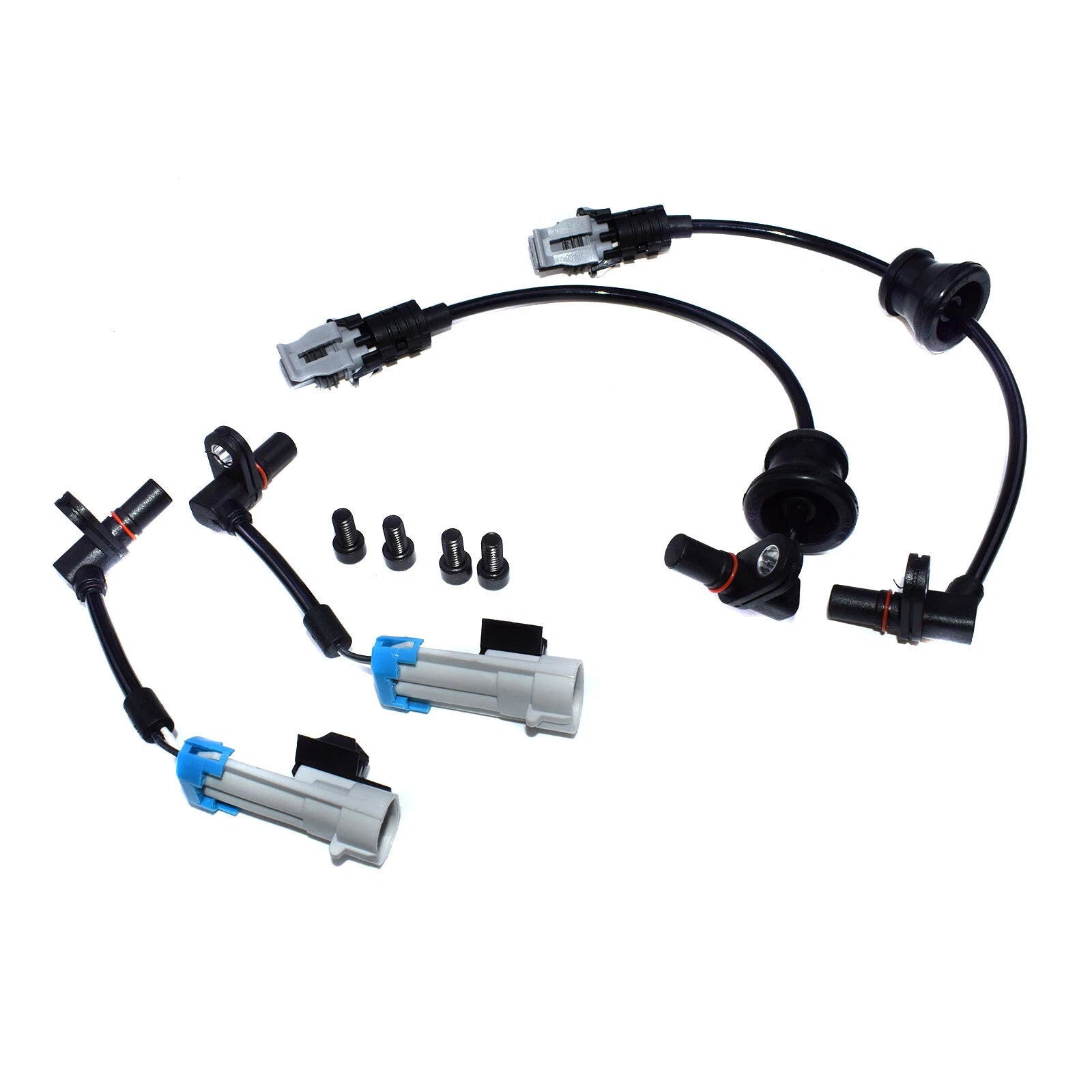 4 Front Rear ABS Wheel Speed Sensor for Chevrolet Captiva Equinox Pontiac Saturn 6B93BC-57