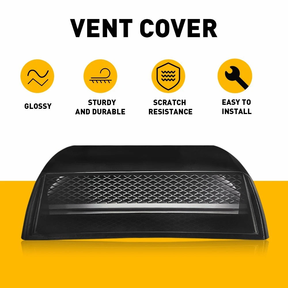 Universal Car Decorative Air Flow Intake Hood Vent Scoop Bonnet Sticker Cover EA 6B93BC-57