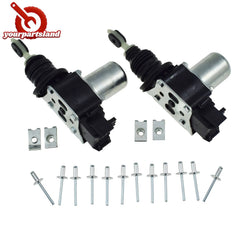 2PCS Power Door Lock Actuator Latch w/ Bracket for Chevrolet GMC Cadillac Pickup 6B93BC-57