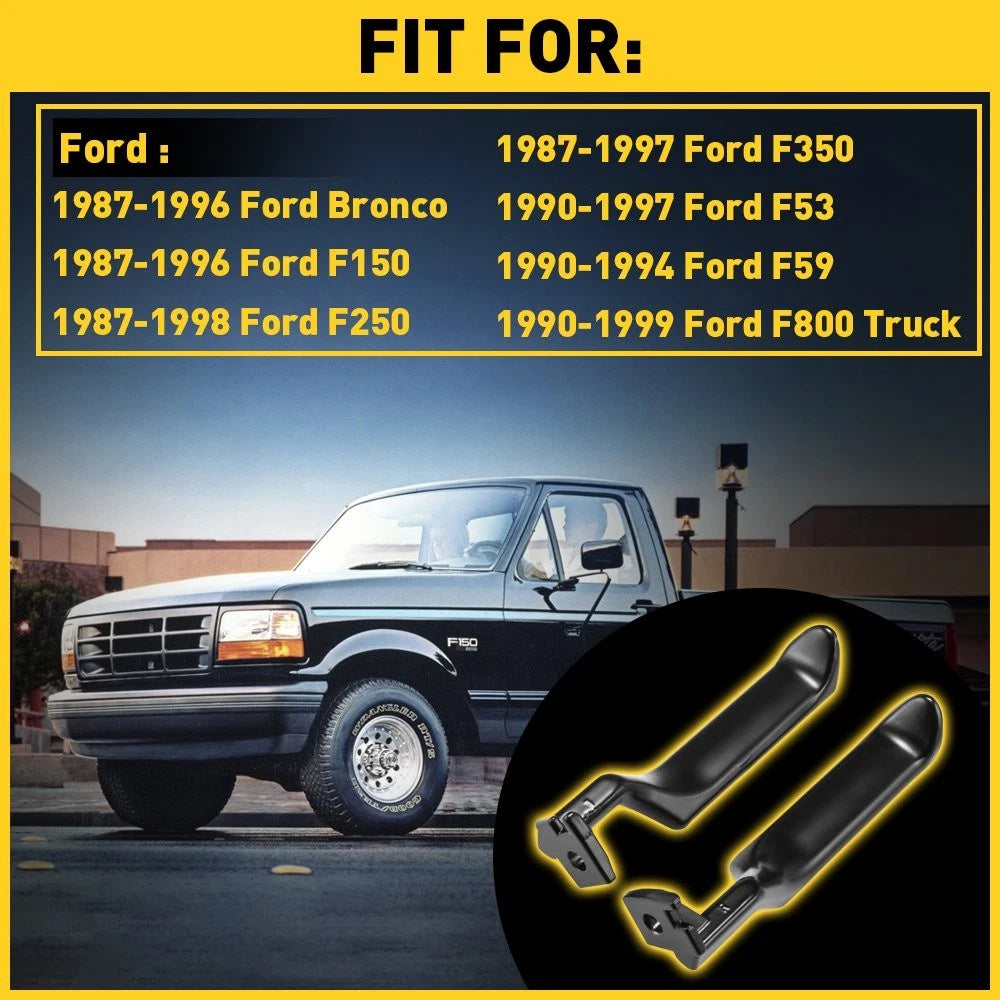 2x For Ford Bronco F150 F250 F350 F53 F59 F800 Truck Metal Interior Door Handle 6B93BC-57