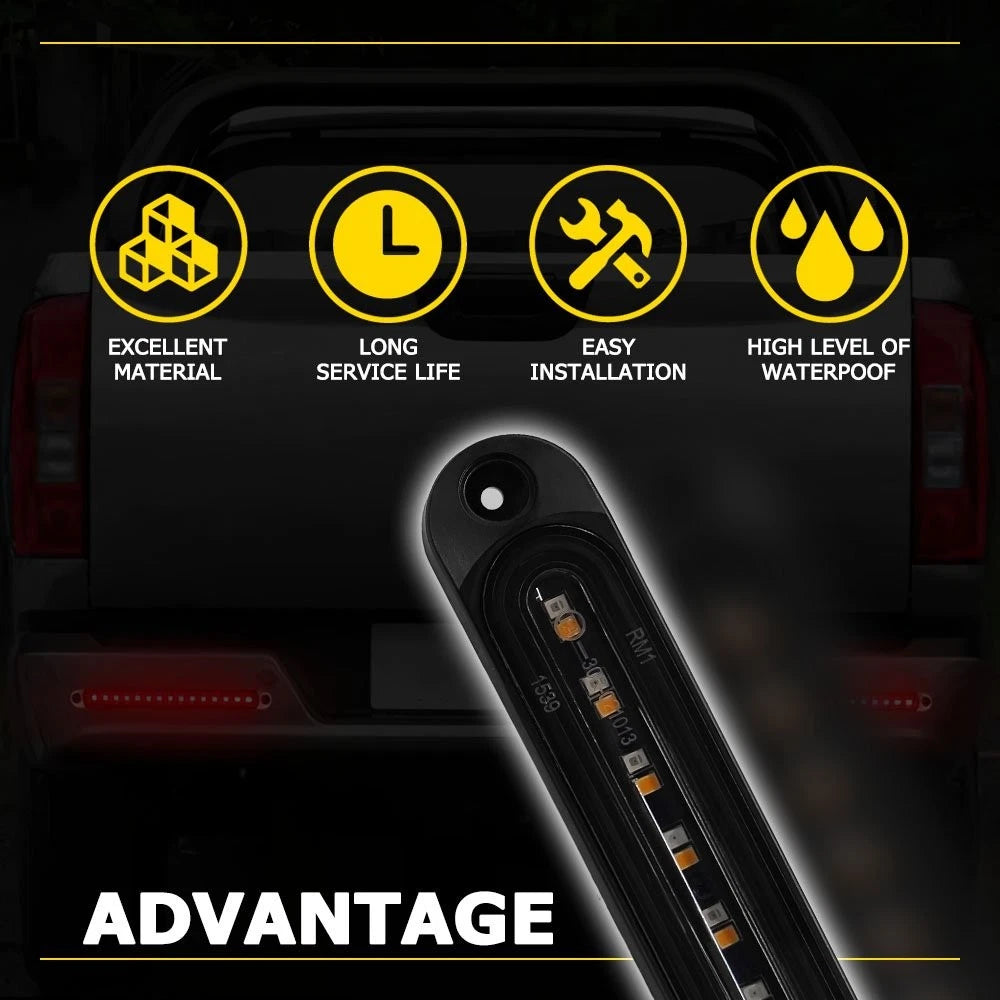 Sequential LED Light Bar DRL Brake Flowing Turn Signal Stop Tail Strip Truck EOA 6B93BC-57