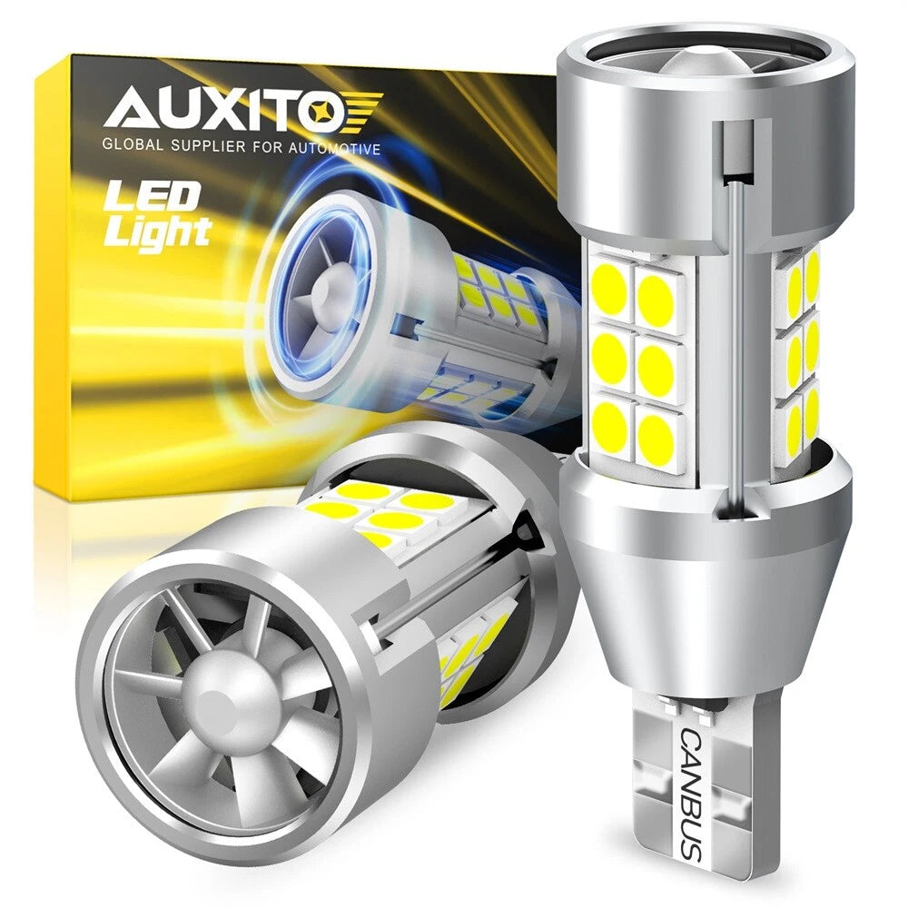 AUXITO 921 912 T15 LED Reverse Backup Light Bulb Super Bright White 4000LM EOA AUXITO