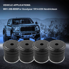 4Pcs W01-358-8050 Air Suspension Bag Spring For Goodyear 1R14-039 Hendrickson 6B93BC-57